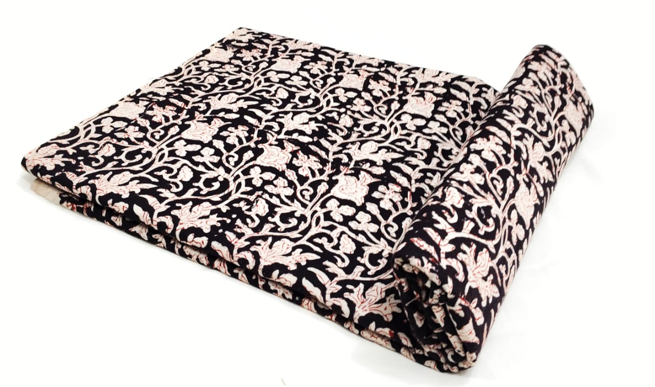 Blockprint- Black & Beige