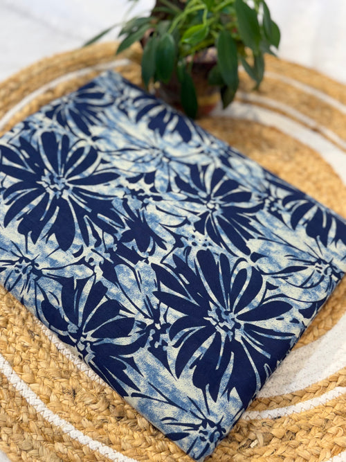 Cotton Blue Floral _ 016