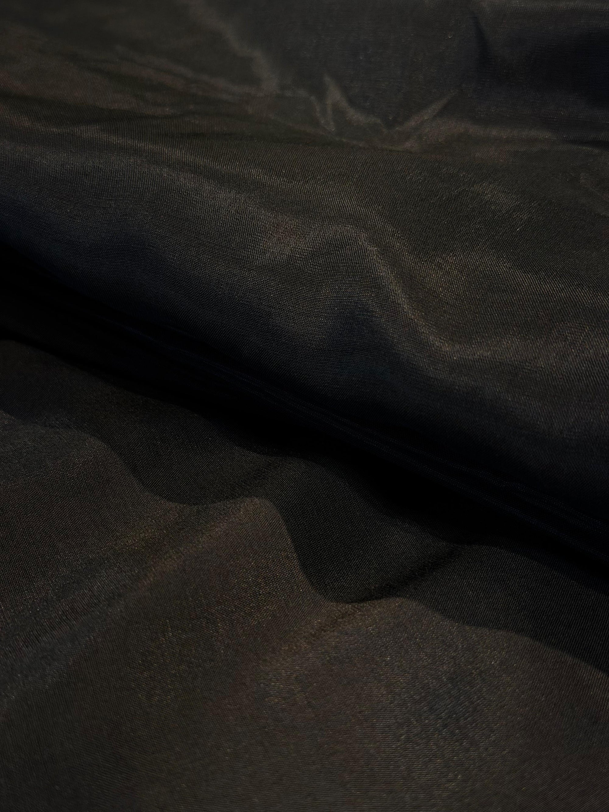 Muslin Solid black