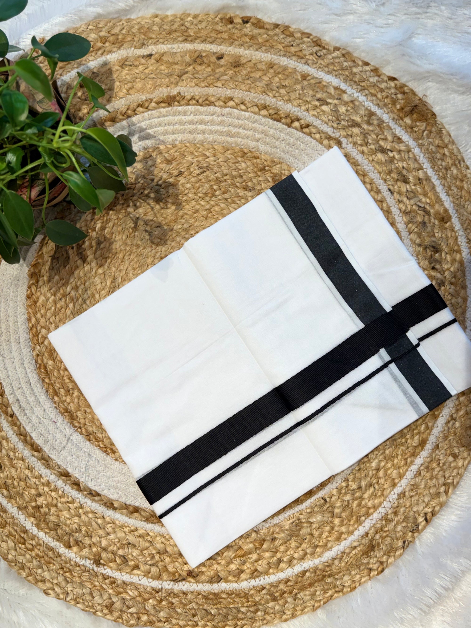 black double mundu