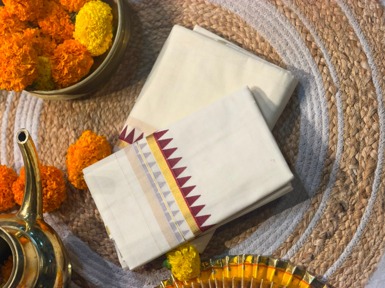 Temple Border Set Mundu